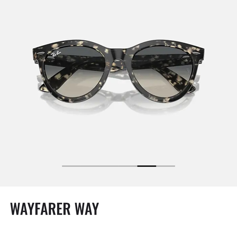 Ray-Ban Wayfarer Way Sunglasses in Tortoise Pattern - Picture 10 of 15